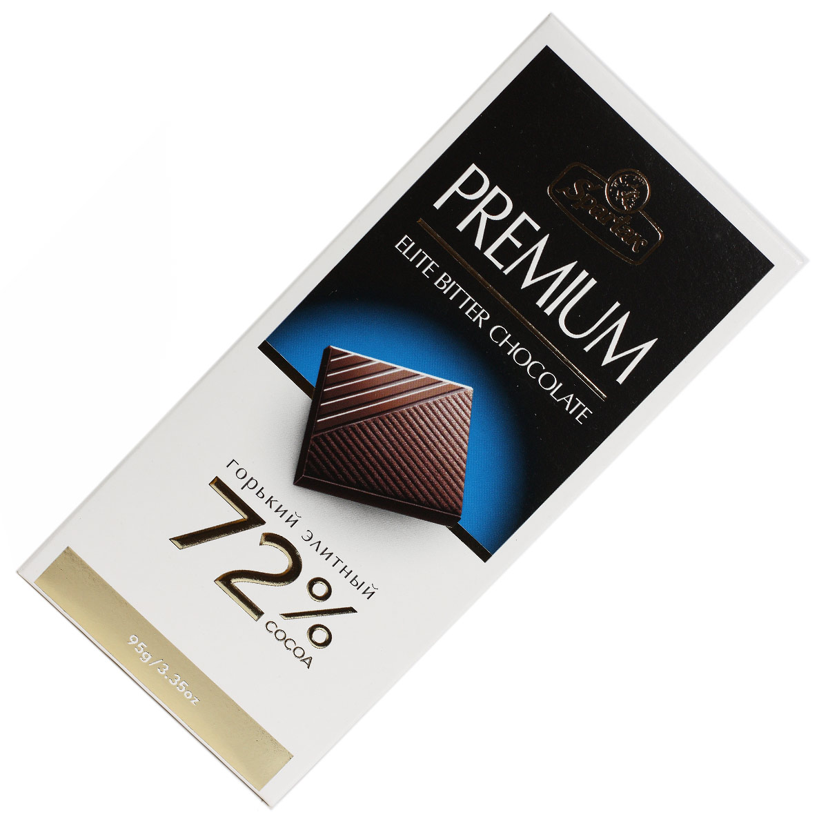 СПАРТАК шоколад горький премиум 72% 95г
