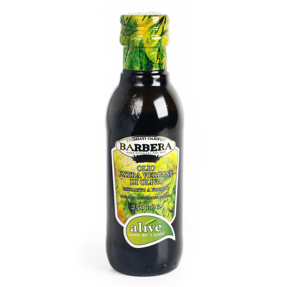 BARBERA Extra Virgin масло оливковое Барбера холодного отжима 250мл