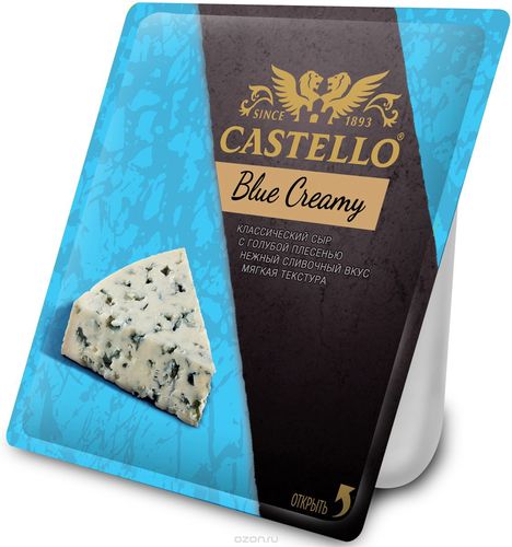 CASTELLO Blue Creamy cыр Кастелло с голубой плесенью 125г