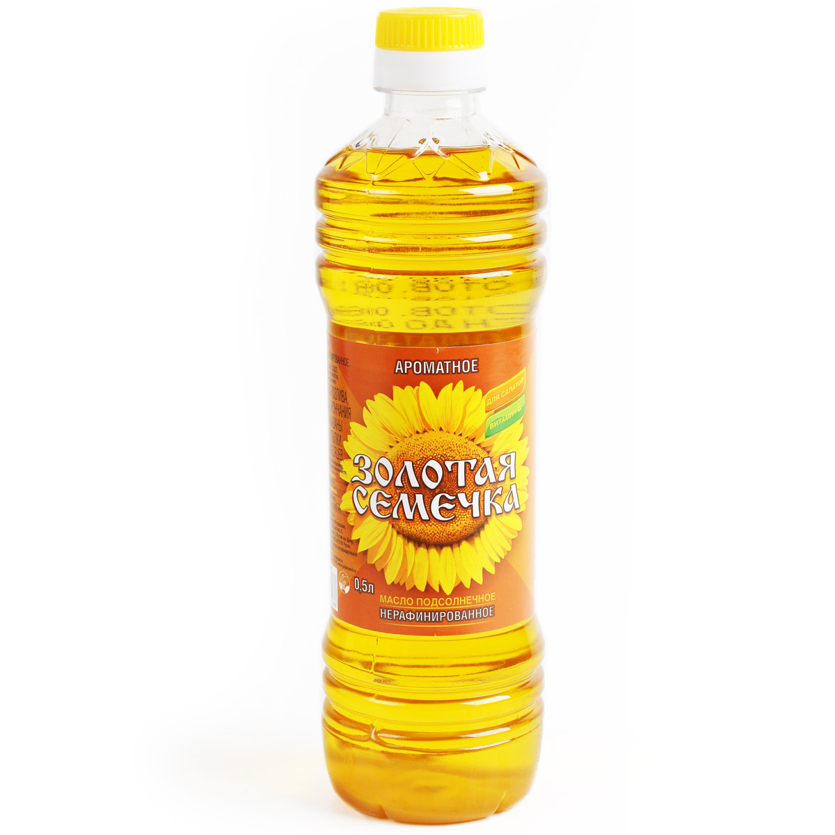 Золотая Семечка масло подсолнечное нерафинированное 0,5л