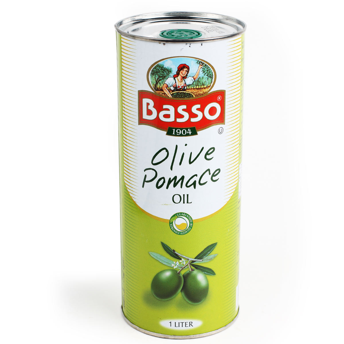 Basso масло оливковое рафинированное Бассо жестяная банка 1л 