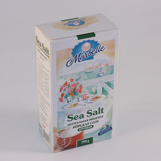 Соль морская крупная Marbelle 750г