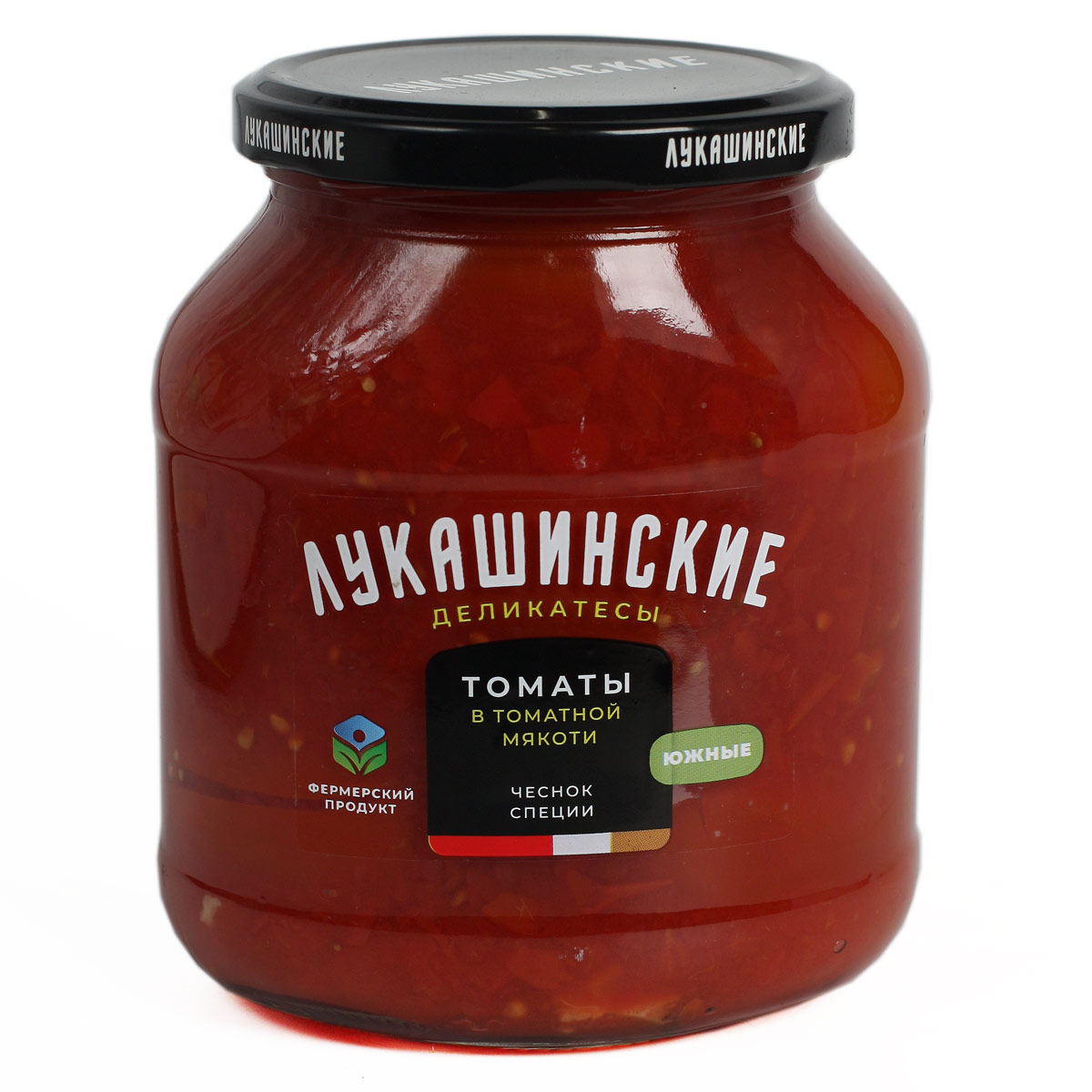Лукашинские деликатесы томаты в томатной мякоти 670мл