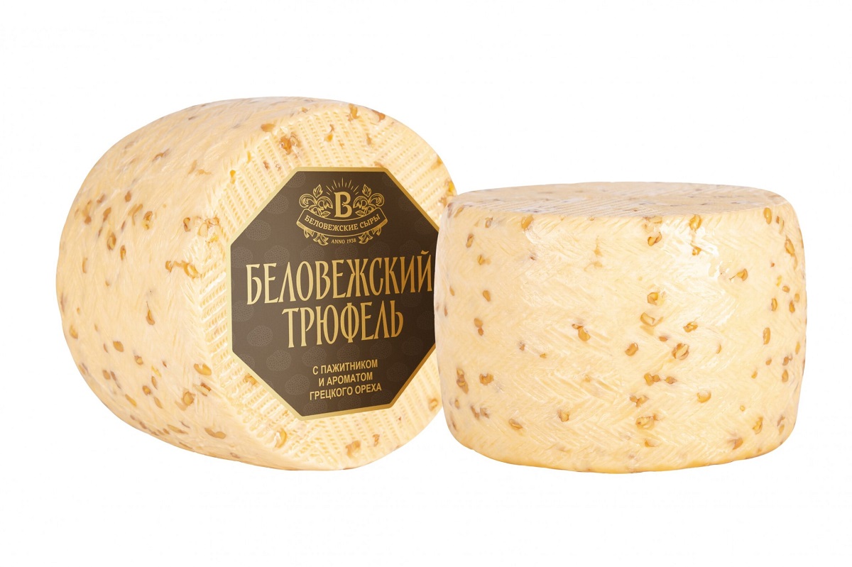 Беловежские сыры сыр Беловежский трюфель с пажитником 40%