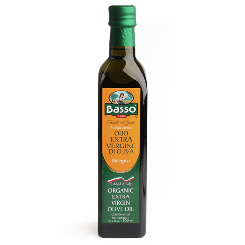 Basso Extra Virgin Organic масло оливковое Бассо Органик 0.5л