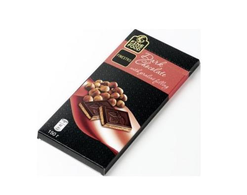 Finesrto Шоколад темный 52% с начинкой пралине 150г