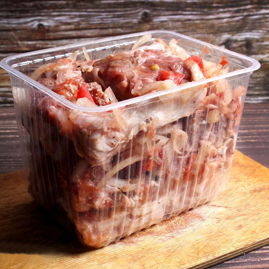 Шашлык из бараньей корейки с ребрышками для барбекю