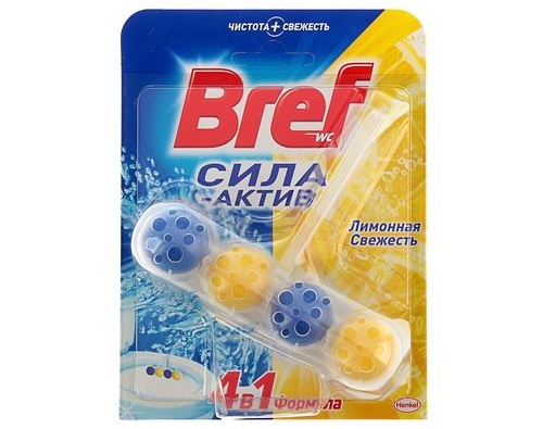 BREF СИЛА-АКТИВ 4 в 1 Лимонная свежесть 50г
