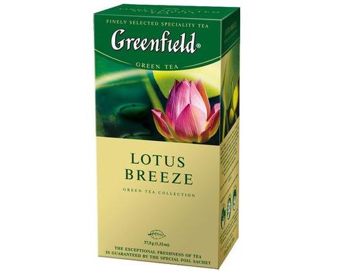 Чай Greenfield Lotus Breeze, 25 пакетов