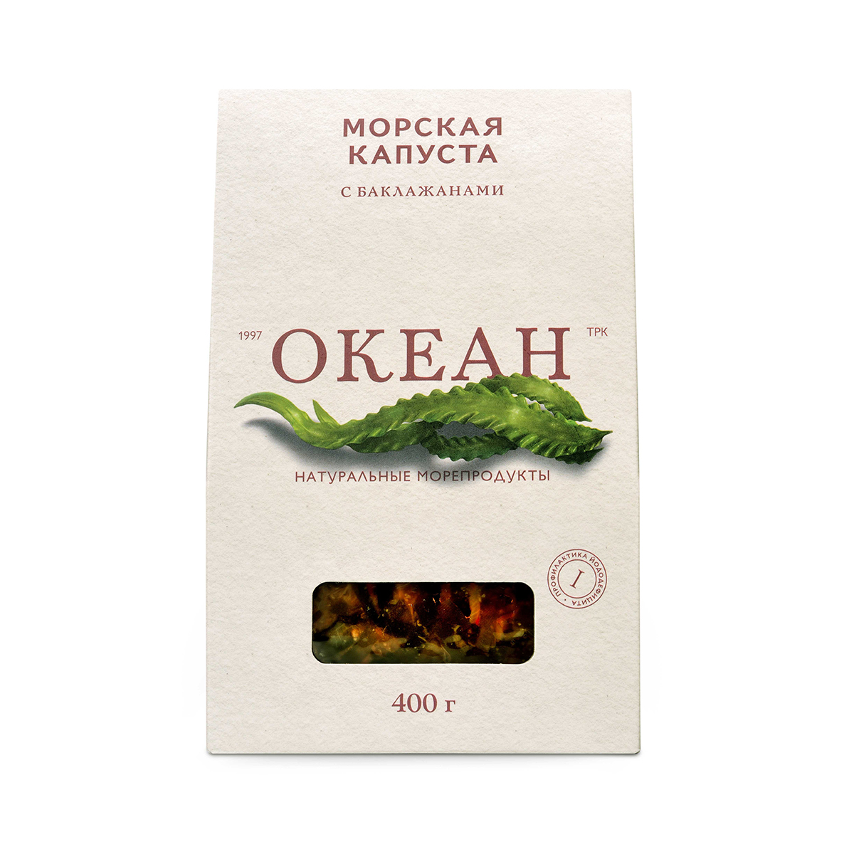 Морская капуста с баклажанами ОКЕАН 400г