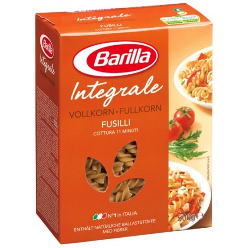 BARILLA FUSILLI INTEGRALE 500г BARILLA FUSILLI INTEGRALE 500г