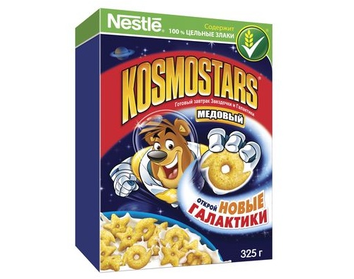 Kosmostars готовый завтрак Космостарс Звездочки и галактики 325г