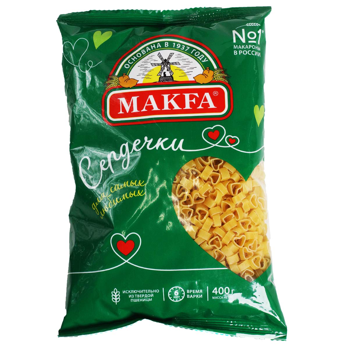 МАКФА Сердечки 400г МАКФА Сердечки 400г