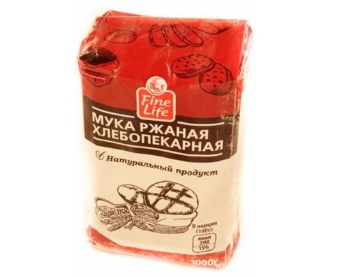 FINE LIFE мука ржаная 1кг