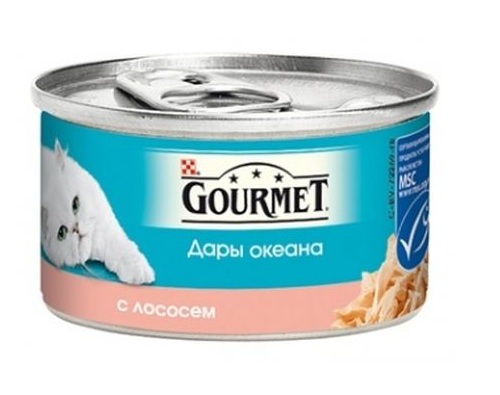 GOURMET Дары океана Лосось, 85г