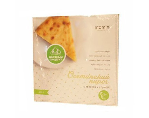 Mamini, Пирог ОСЕТИНСКИЙ C яблоком и корицей, 500г