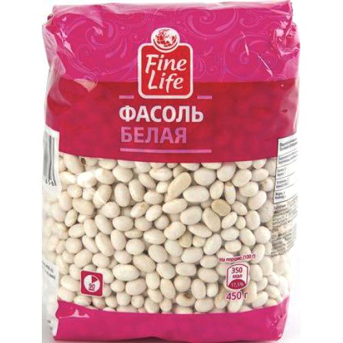 FINE LIFE фасоль белая 450г