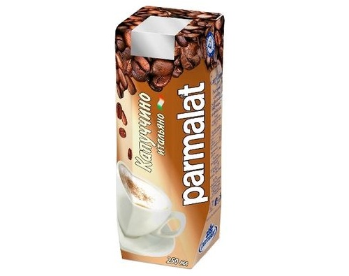 PARMALAT Молочный коктейль Капуччино 250г 