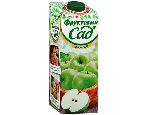 ФРУКТОВЫЙ САД, Нектар Яблочный, 0,95 л.