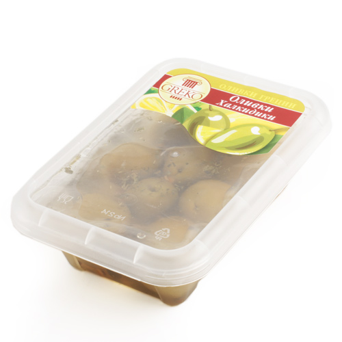 Оливки Халкидики с косточкой ГРЕКО 240г