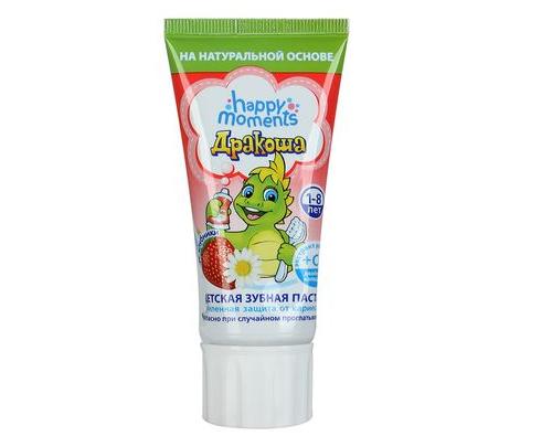 Дракоша детская зубная паста клубничная 60мл