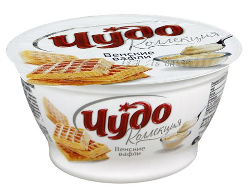 ЧУДО Коллекция Десерт творожный венская вафля, 5,4% 135 г 