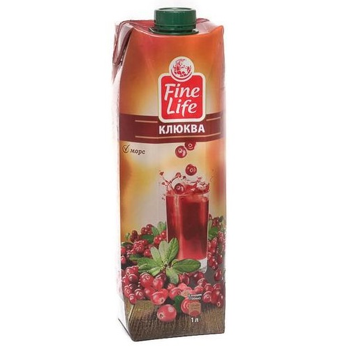 Fine Life морс Клюква 1л 