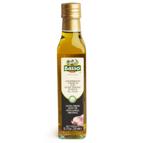 Basso Extra Virgin масло оливковое с чесноком Бассо 250мл Basso Extra Virgin масло оливковое с чесноком Бассо 250мл