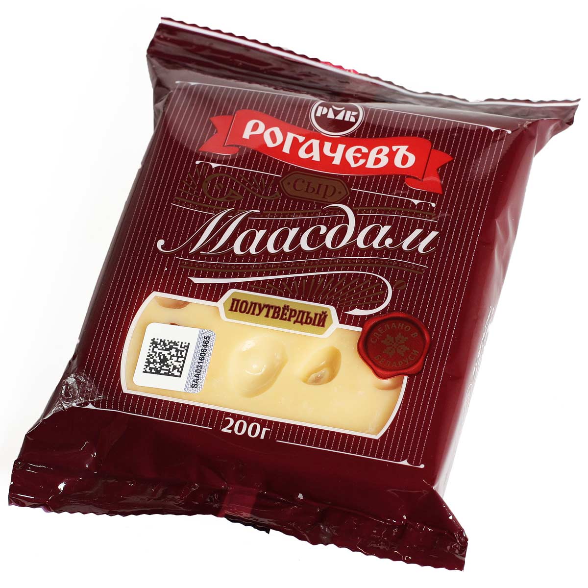 Рогачевъ сыр Маасдам 45% 200г Рогачевъ сыр Маасдам 45% 200г