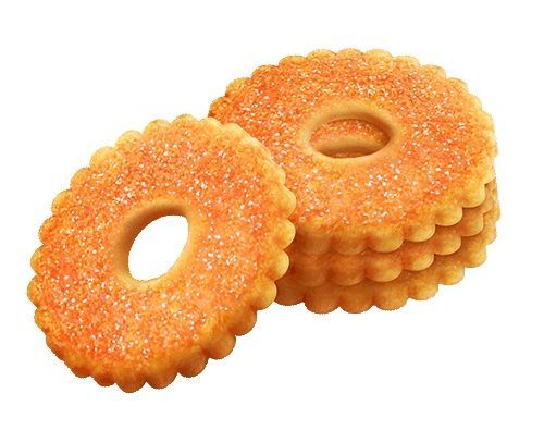 Печенье Кубанские колечки мини (малина), 500 гр. Краснодарский кр.