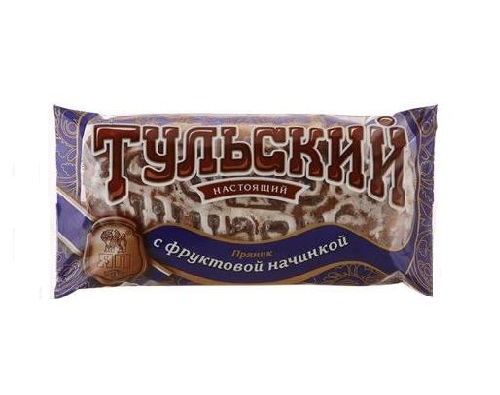 Тульский пряник настоящий с фруктовой начинкой 140г