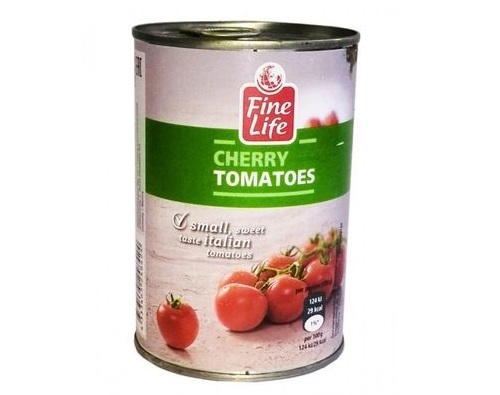 FINELIFE томаты Черри в собственном соку 400г