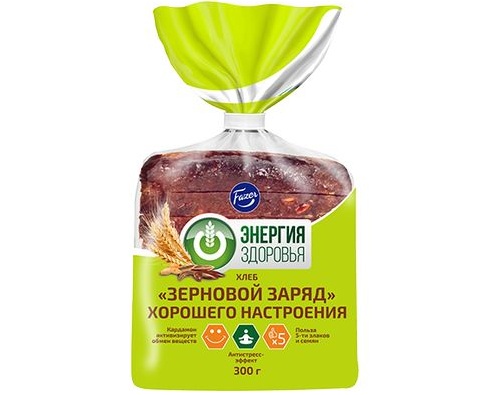 Хлеб Фазер Зероновой зяряд хорошего настроения Fazer 300г