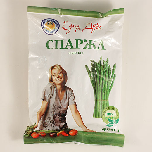 Спаржа зеленая замороженная 400г