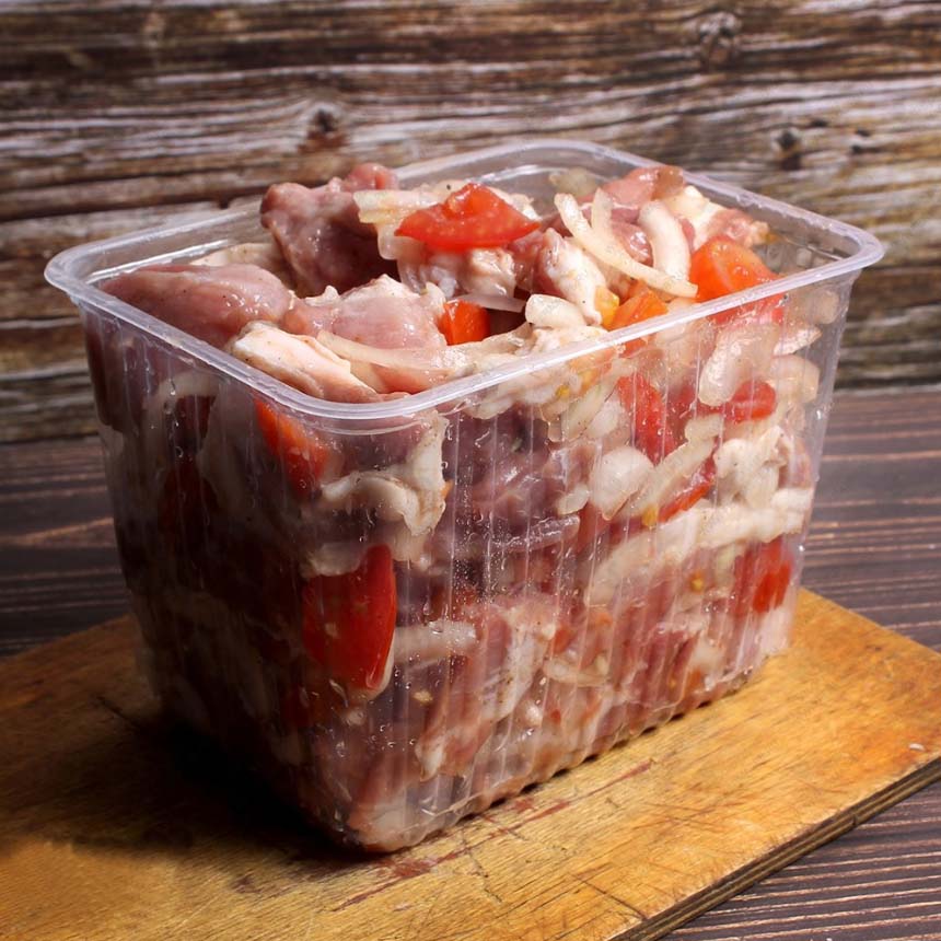 Шашлык из свиной шеи классический маринад Шашлык из свиной шеи классический маринад
