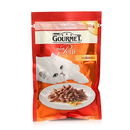 GOURMET MON PETIT С лососем в соусе,  50 г