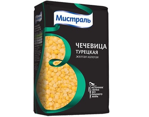 Мистраль чечевица желтая Турецкая 450г