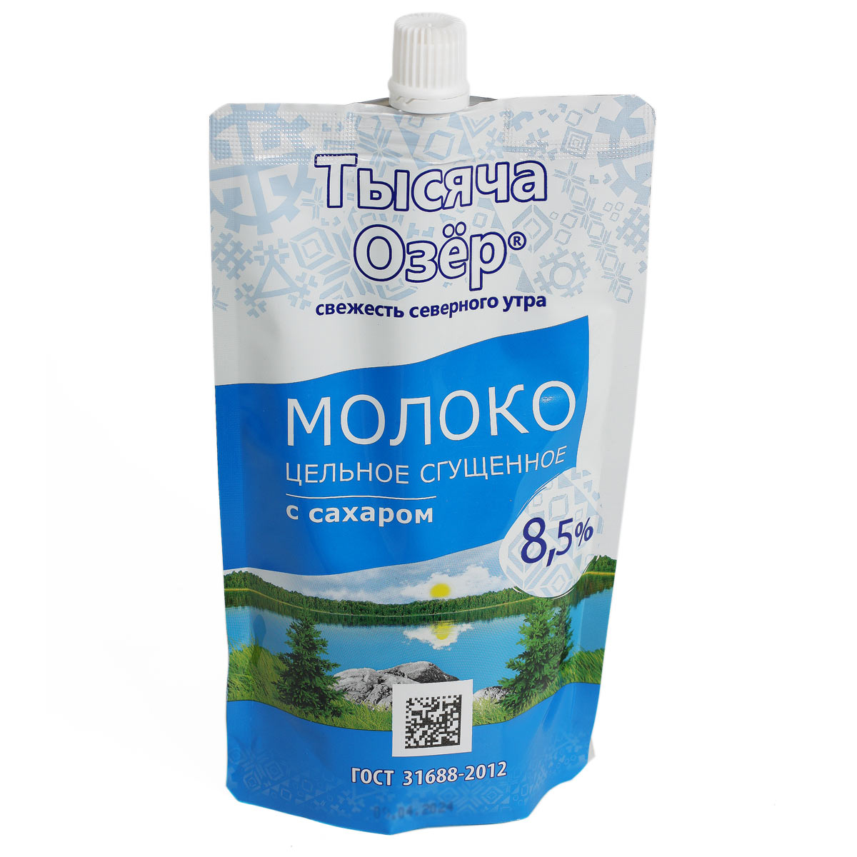Молоко сгущеное цельное с сахаром 8,5% Тысяча озер 270г Молоко сгущеное цельное с сахаром 8,5% Тысяча озер 270г