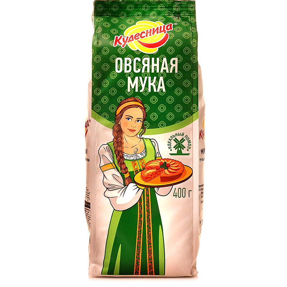 Кудесница мука овсяная 400г