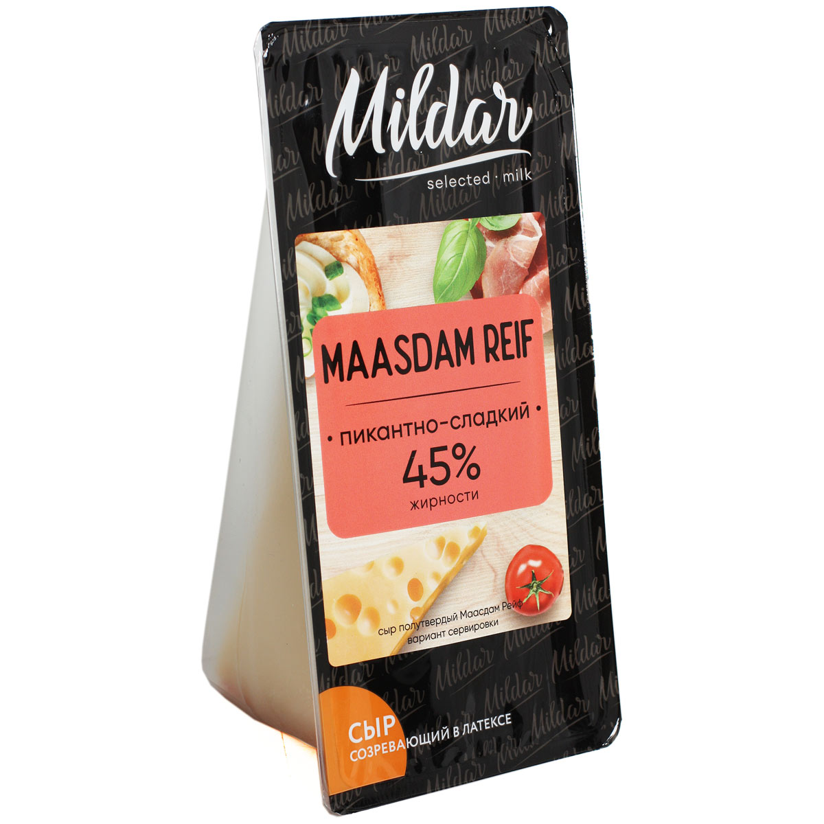 MILDAR MAASDAM REIF сыр Маасдам Рейф 45% 220г MILDAR MAASDAM REIF сыр Маасдам Рейф 45% 220г