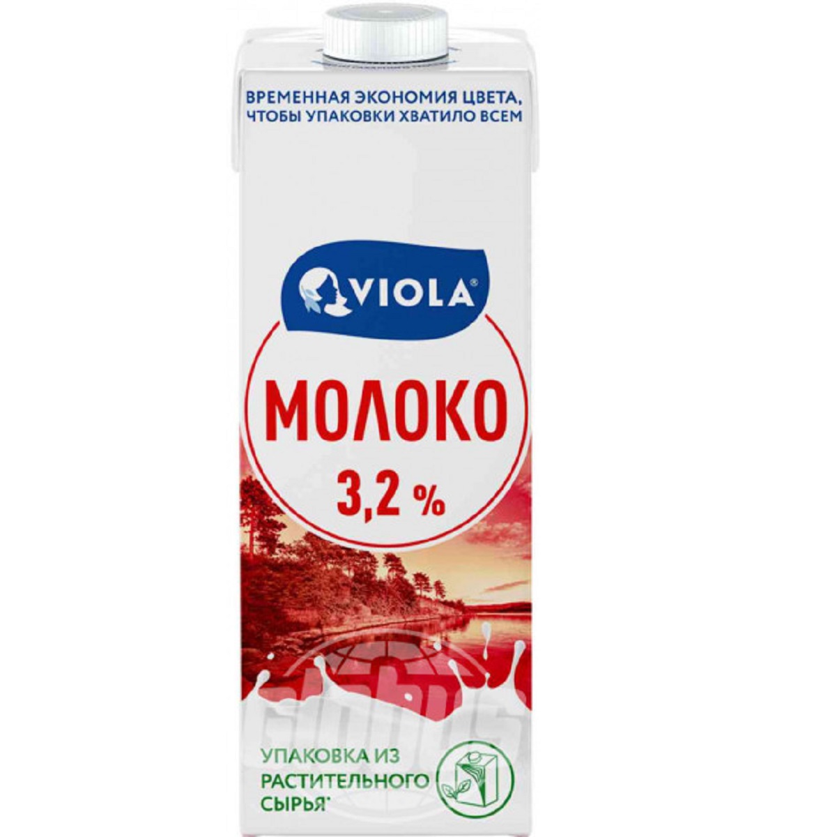 VIOLA Молоко пастеризованное 3.2% 973мл