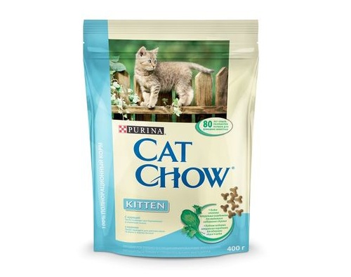 CAT CHOW KITTEN Д/котят с курицей, 400г