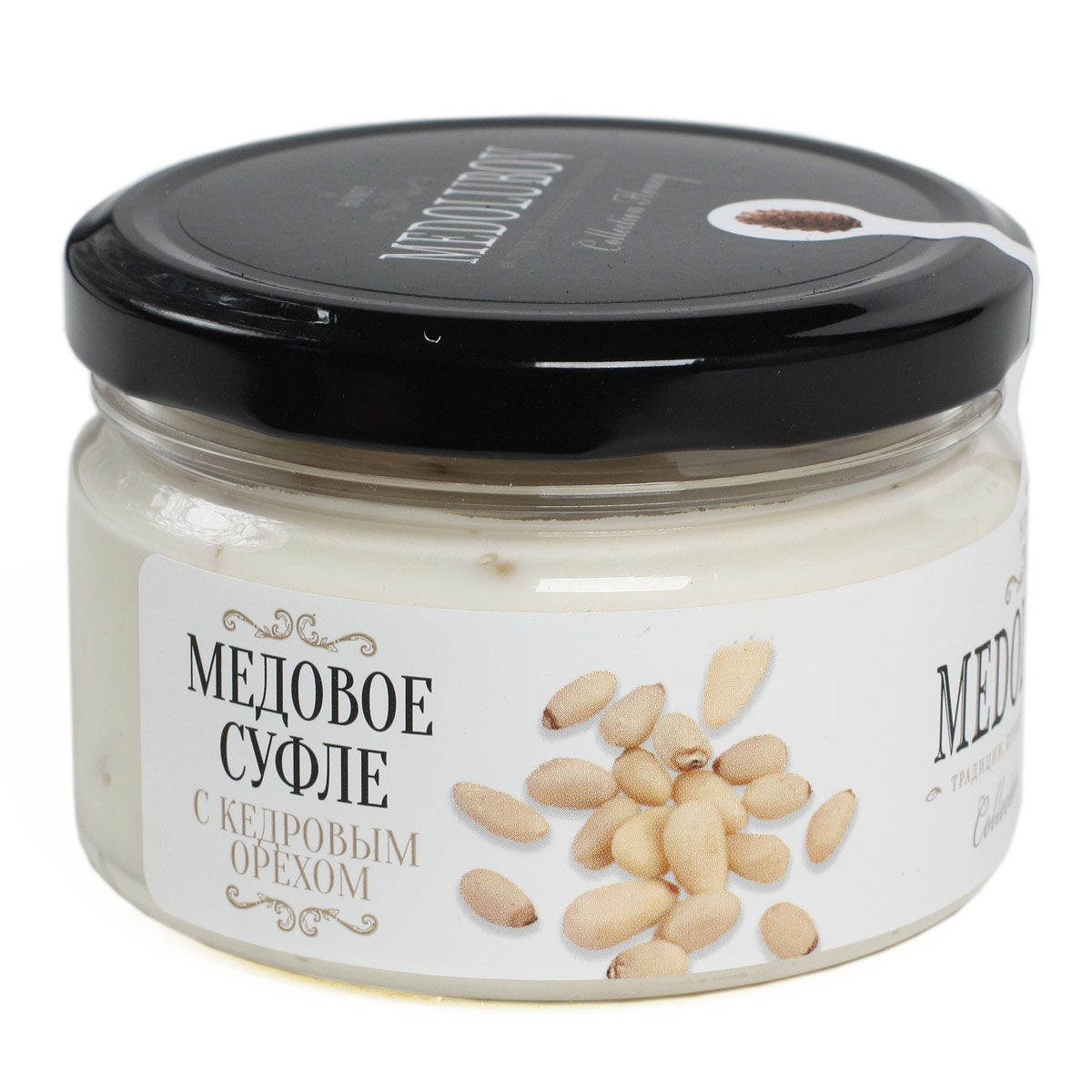 Медовое суфле с кедровым орехом MEDOLUBOV 250мл