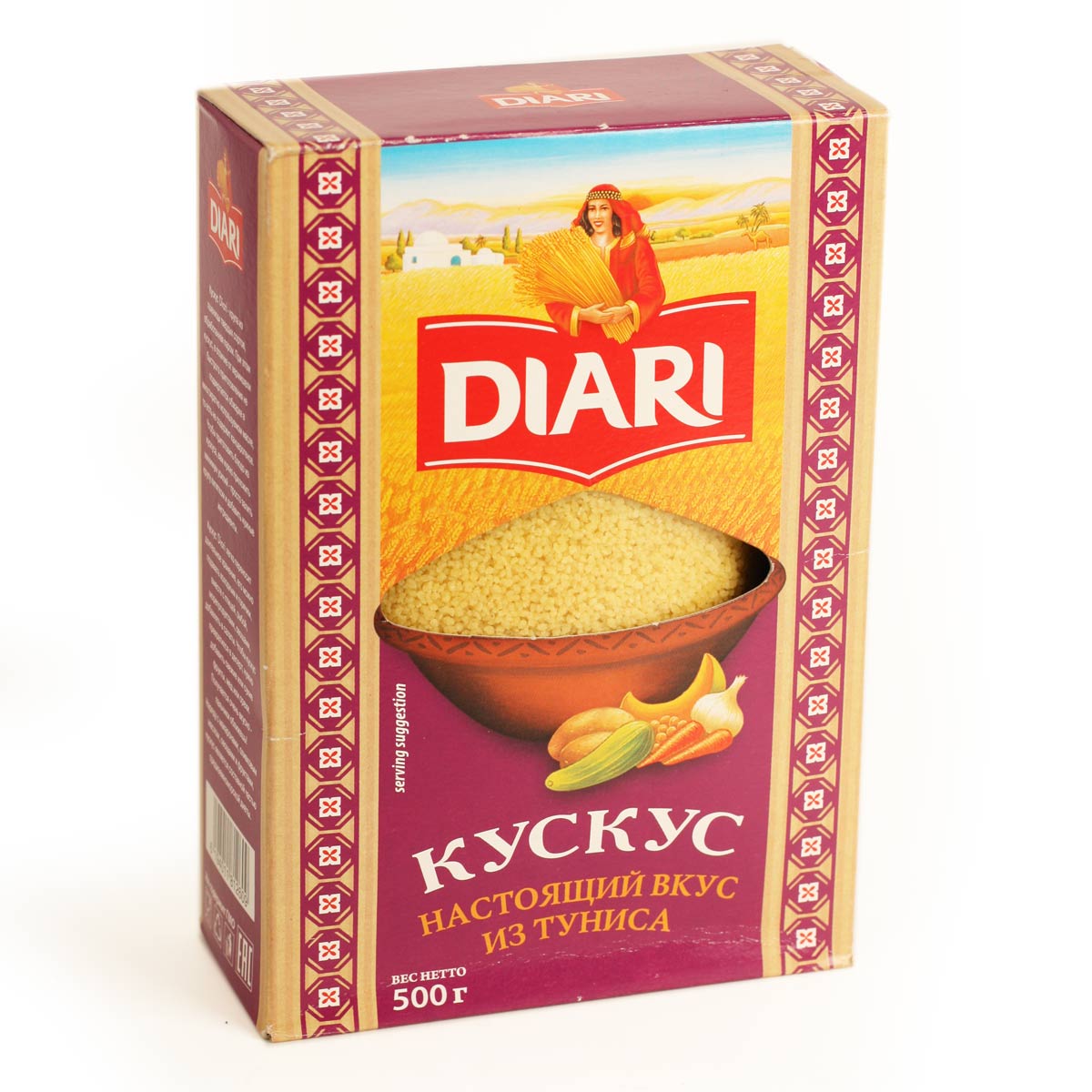 Кускус Diari крупа 500г