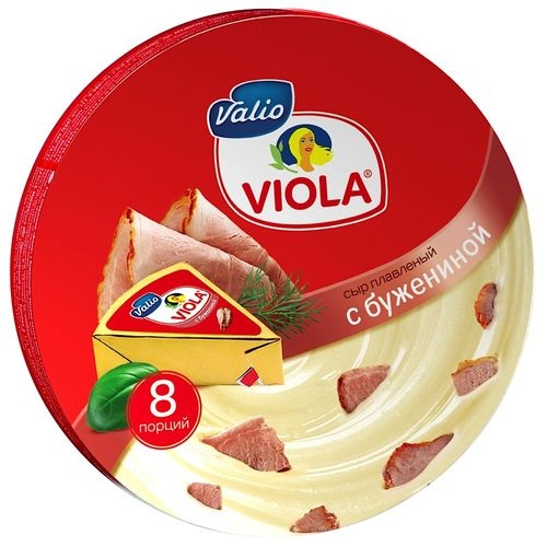 Виола сыр плавленный Валио с бужениной 45% 130г