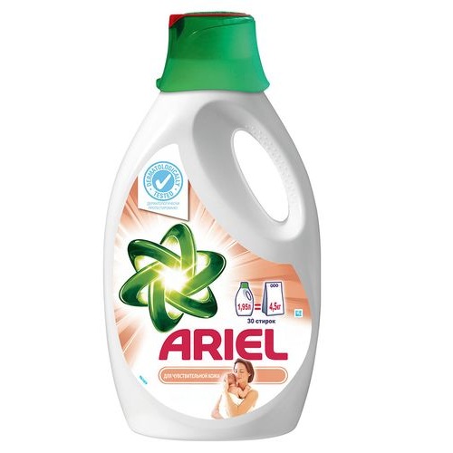 Ariel Жидкий порошок для чувствительной кожи, 1.95л