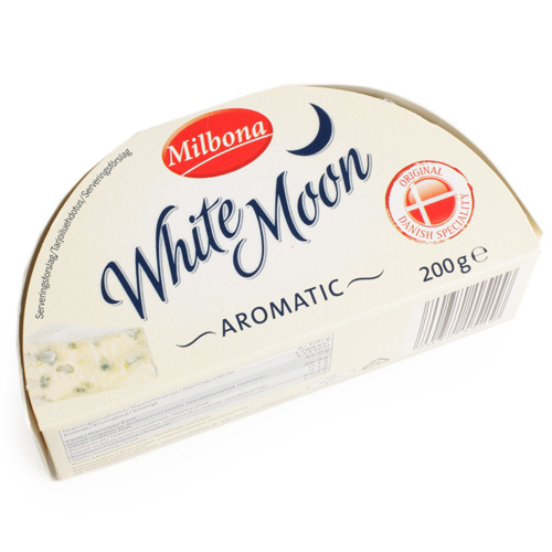 Milbona White Moon cыр Мильбона с белой и голубой плесенью 200г