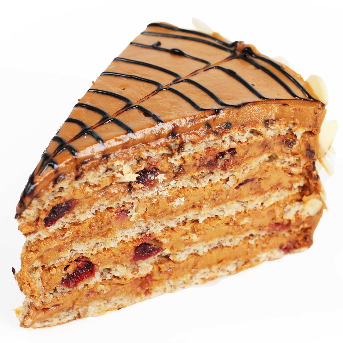 Пирожное Альмонди с вишней пекарня Бриошь 100г