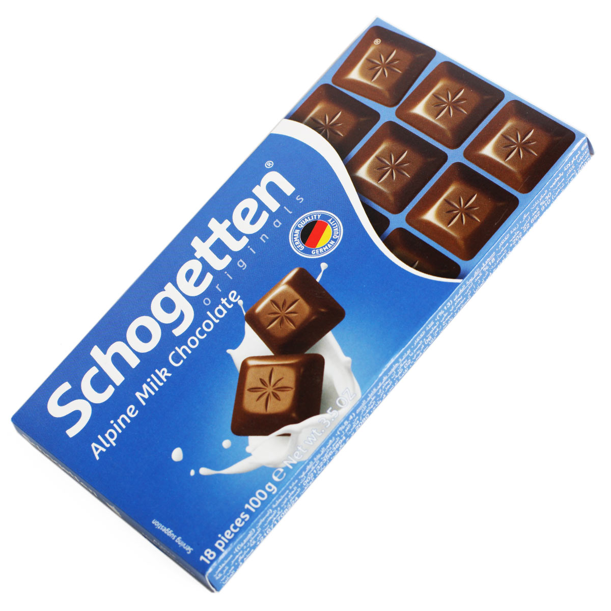 SCHOGETTEN Альпийский молочный шоколад 100г