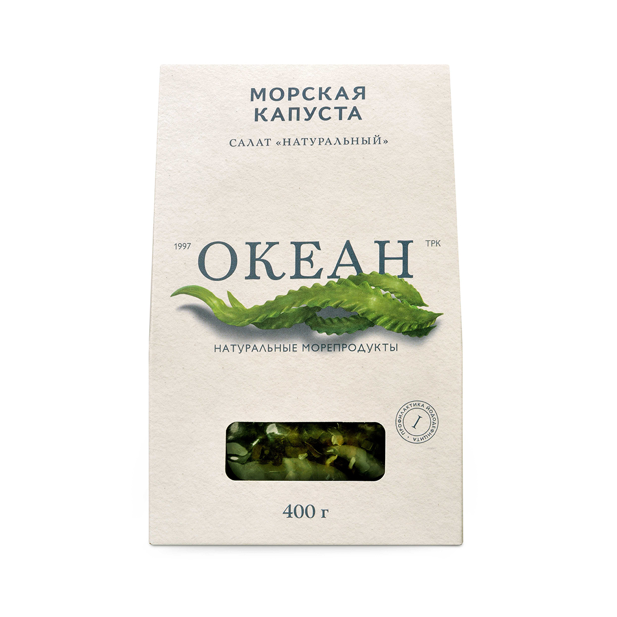 Салат из морской капусты Натуральный ОКЕАН 400г